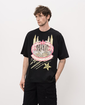 Off-White Big Frame World Black T-Shirt 44MAA120Z26J002