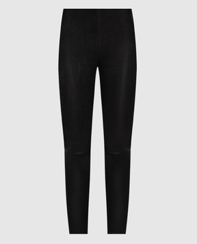Ann Demeulemeester Black leather leggings Florence B0010846LT084