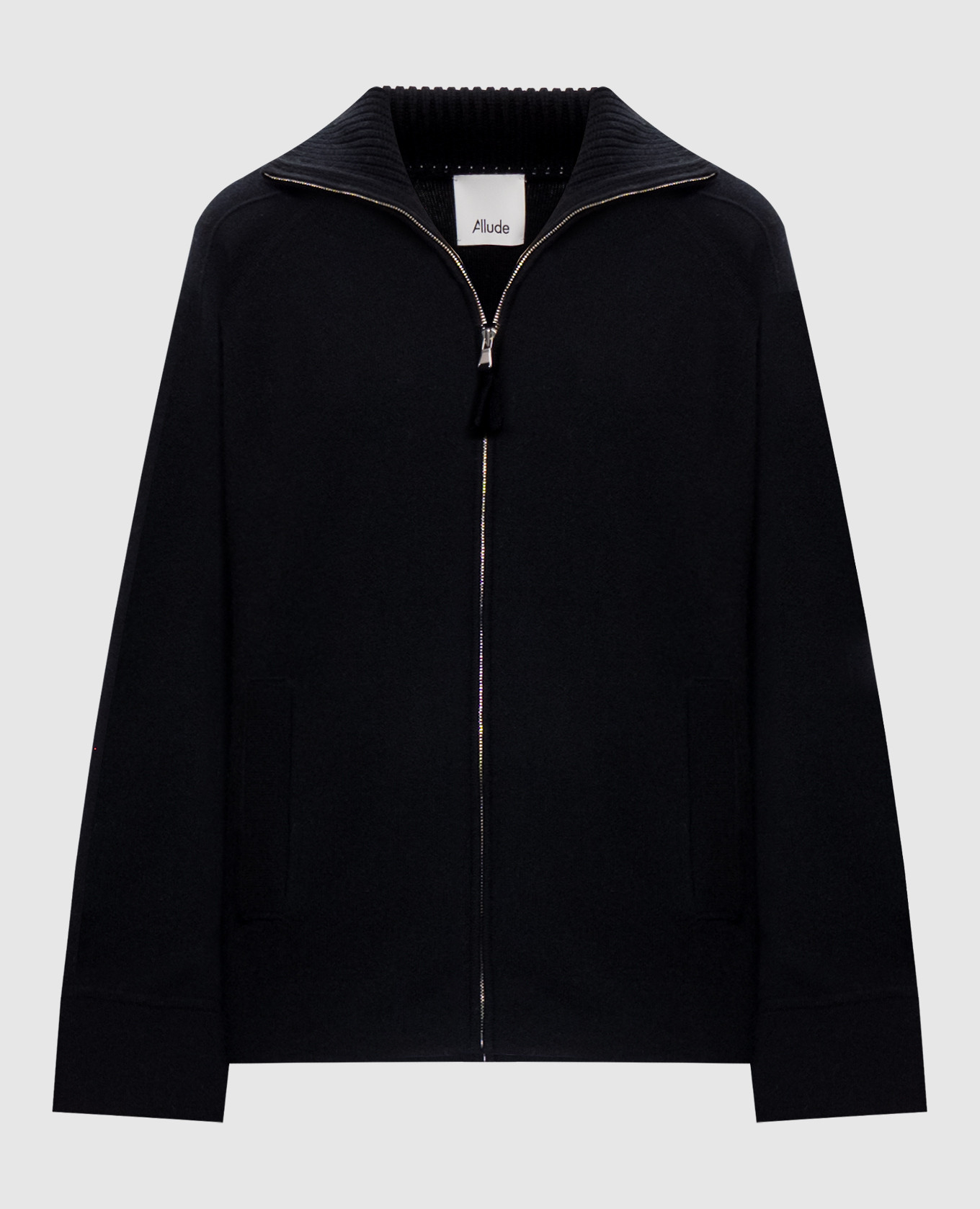 Black wool and cashmere cardigan Allude