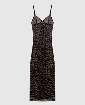 Saint Laurent Leopard print dress combination A00109Y38ER