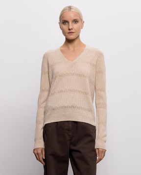 Twinset Beige wool pullover 262AP3021