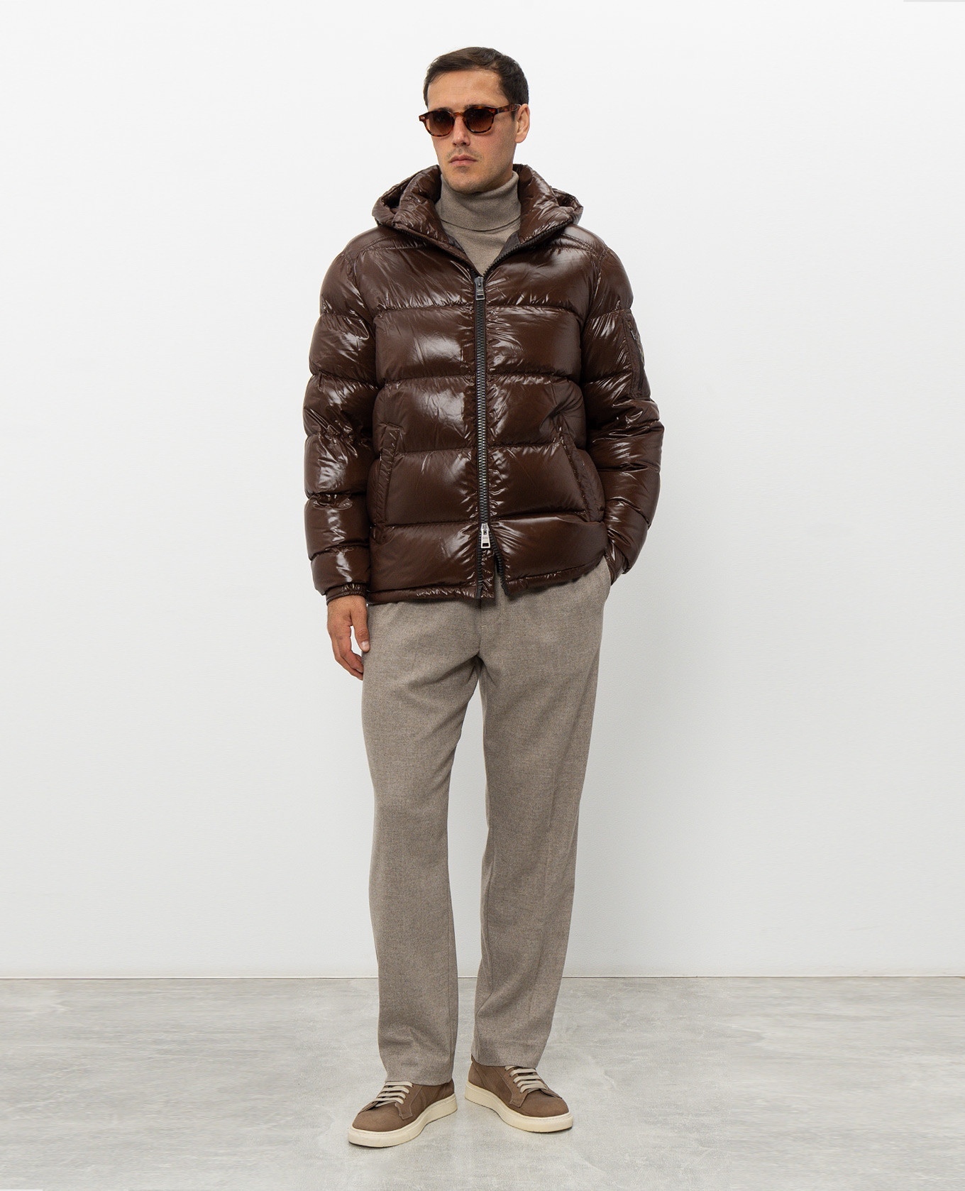 Beige wool pants Iceberg 2