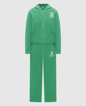 Sporty & Rich Green printed insulated tracksuit ST10283272GR19PA088832