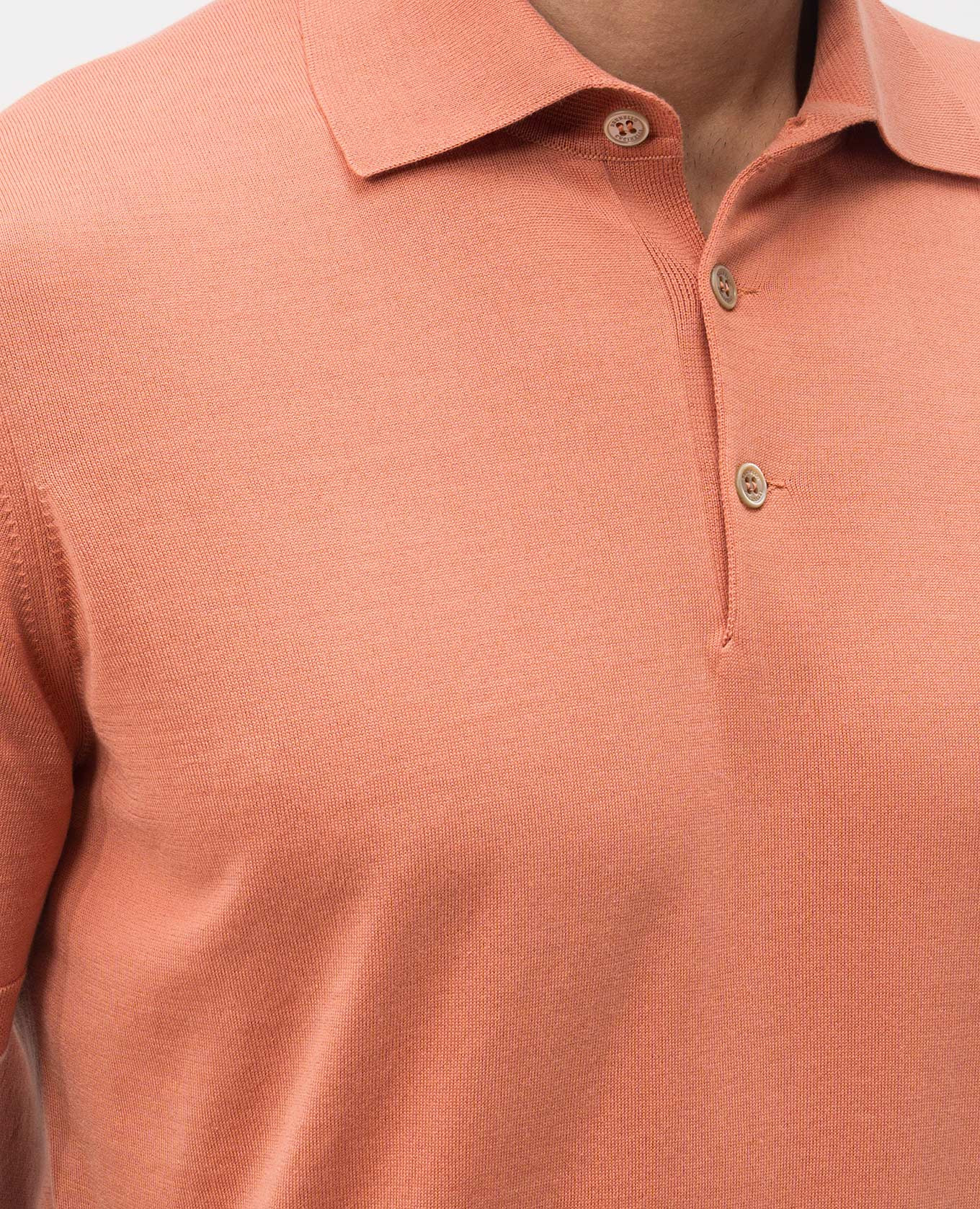 Orange polo Brunello Cucinelli 5