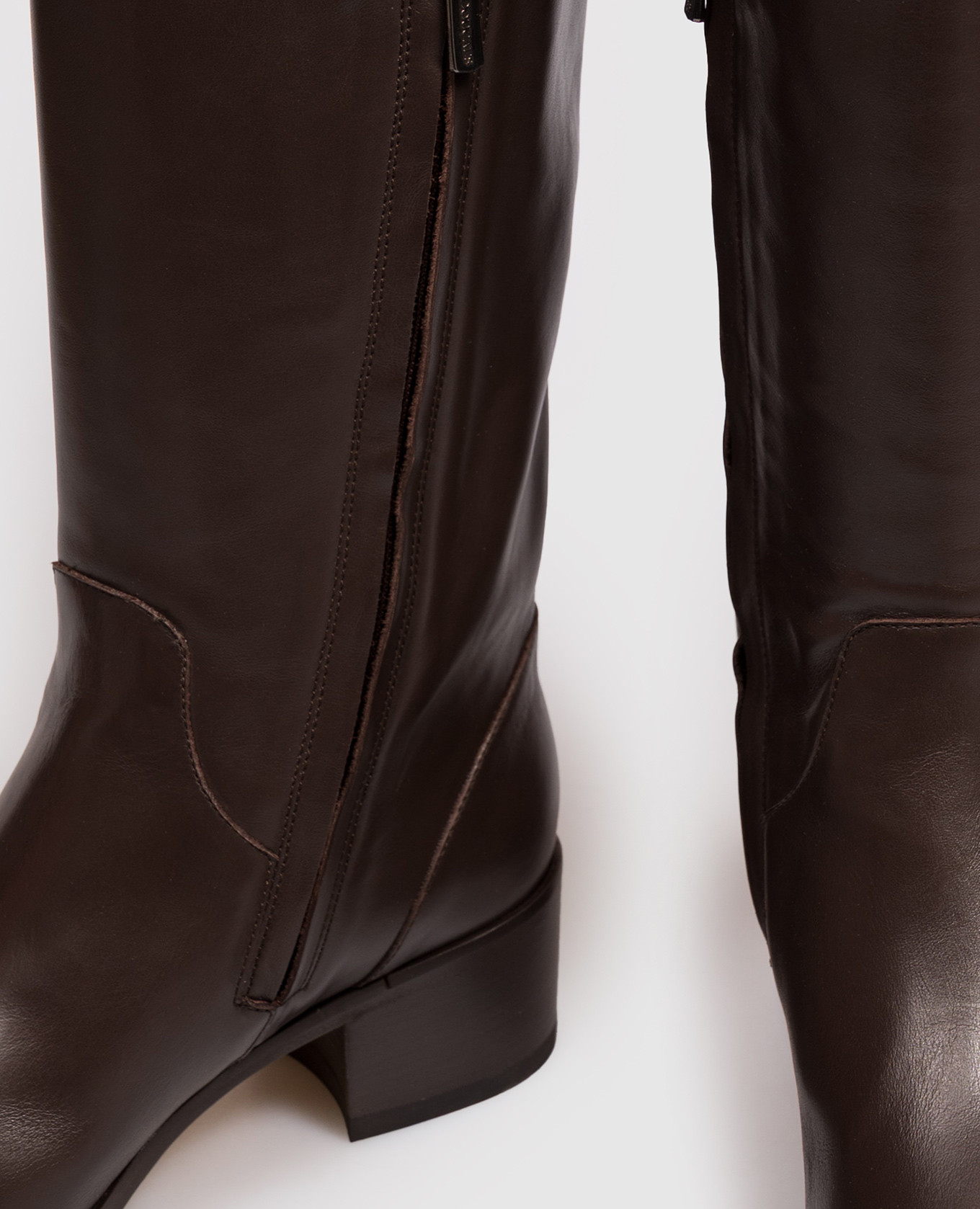 Brown leather boots Doucal's 5