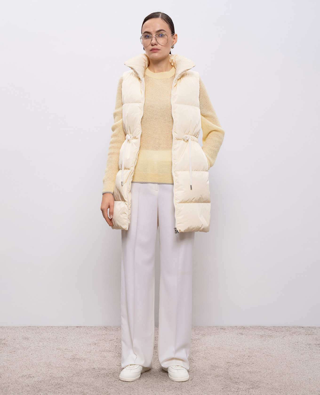 

Yellow alpaca wool sweater Peserico