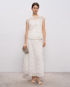 Peserico White skirt E0520703703
