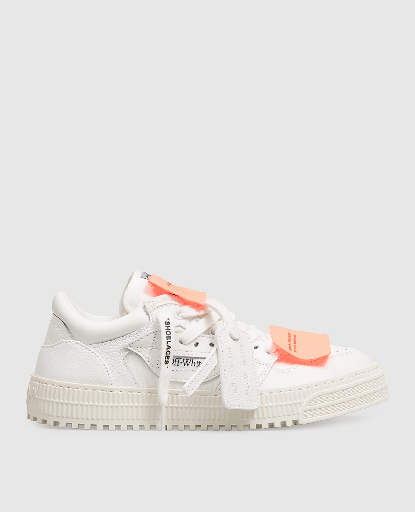 White 3.0 Court combo sneakers with branded patches