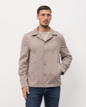 Brunello Cucinelli Beige cashmere jacket MV4216556