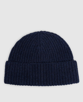 Brunello Cucinelli Blue cashmere hat M2294920