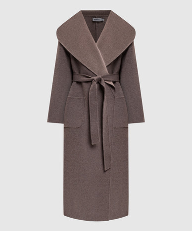 Reversible Allura wool-blend coat