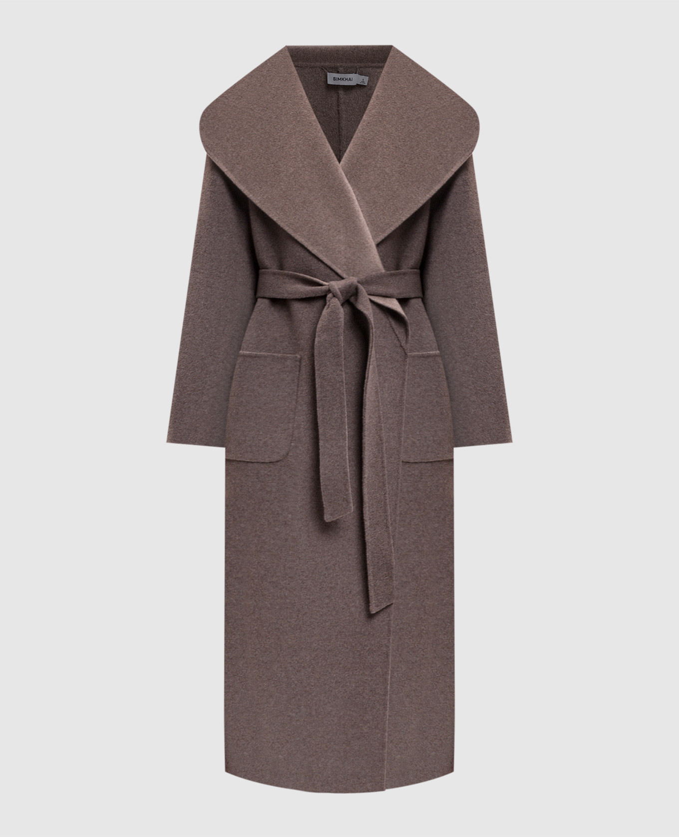 Reversible Allura wool-blend coat
