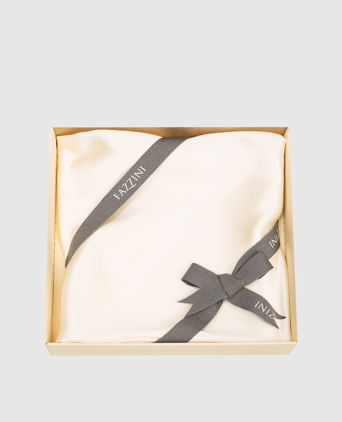 

Beige silk pillowcase Fazzini