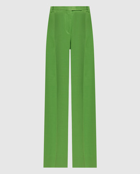 Tom Ford Green silk and wool pants PAW688FAX1742