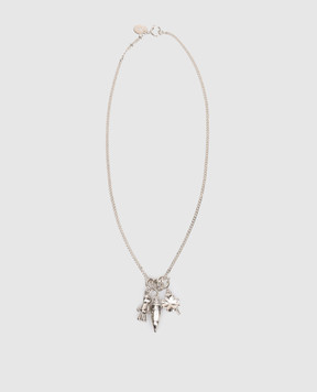 Juun.j Silver chain with pendants JW618ZW032