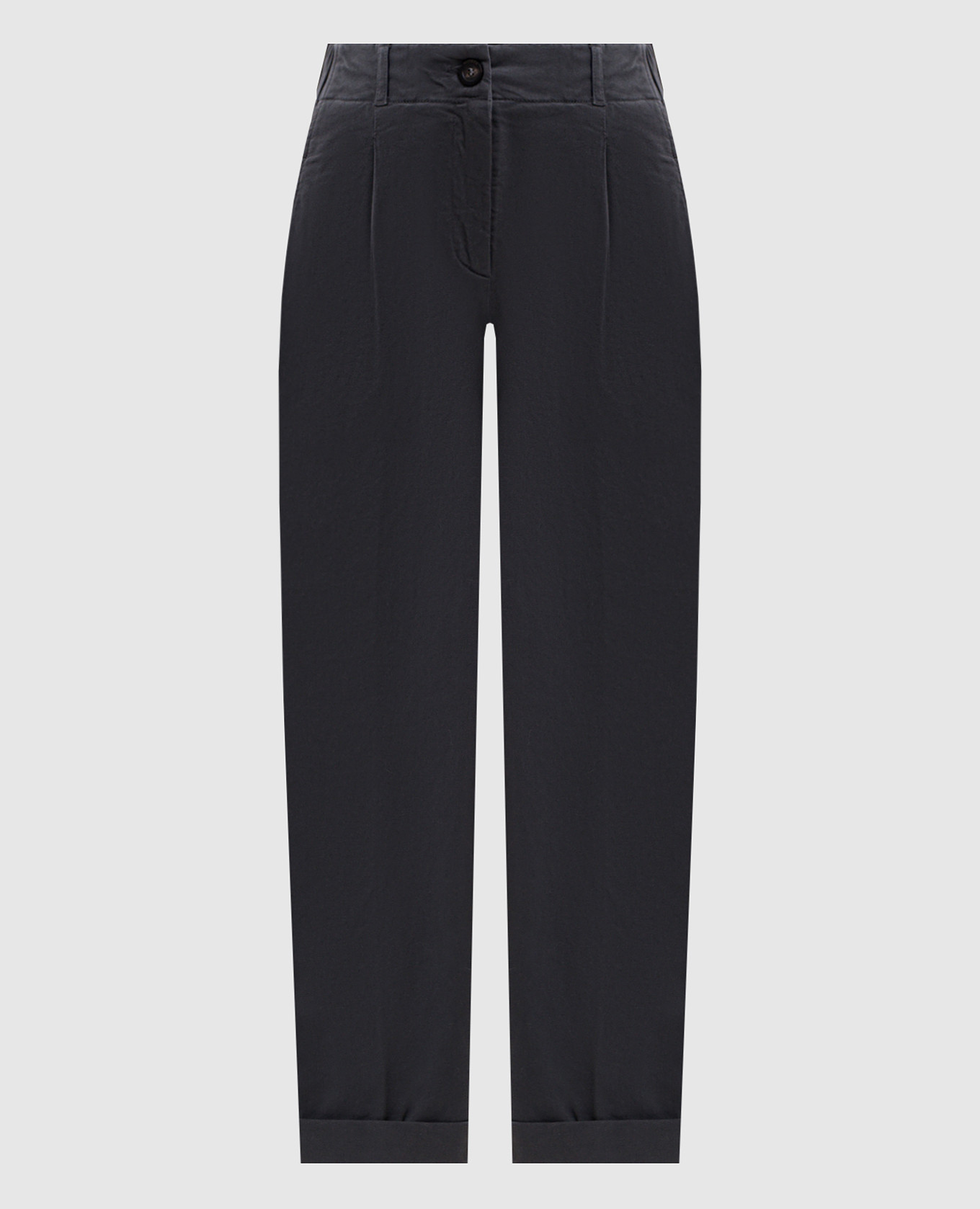 Gray pants with lapels