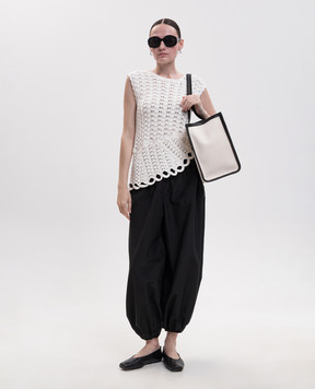 Loulou de Saison ALMAYA black silk pants ALMAYA