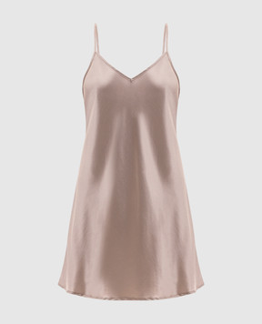 Dore & Rose Beige silk nightgown PREMIUMSILKSLIPDRESS