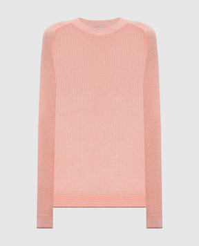 Peserico Pink alpaca wool sweater S99032F079087B