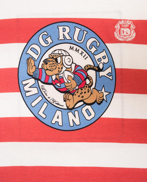 Dolce&Gabbana Children's T-shirt with branded print L4JTHVII7JV26