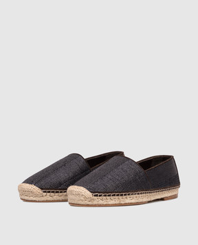 Brunello Cucinelli Blue raffia espadrilles MPUSHJQ726