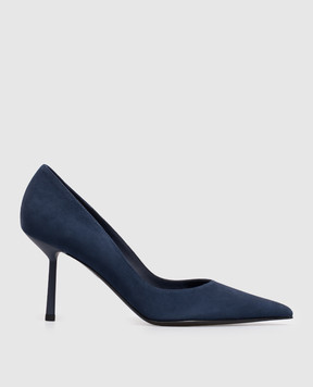 Le Silla Bella blue suede shoes 4215C080BMPPVEP