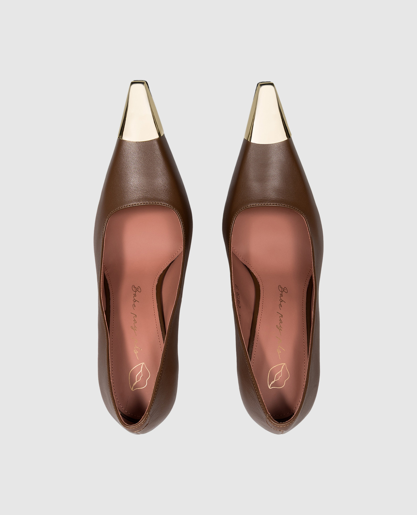Brown leather shoes Babe Pay Pls 4