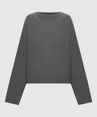 Gray wool sweater TRISTAN LOD
