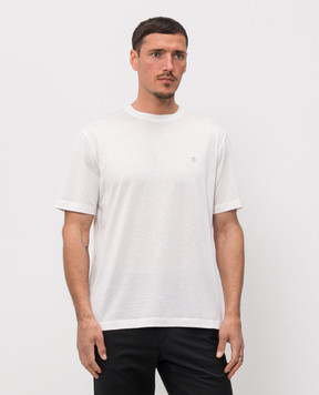 Castangia dal 1850 Ivory silk T-shirt PDA12S26