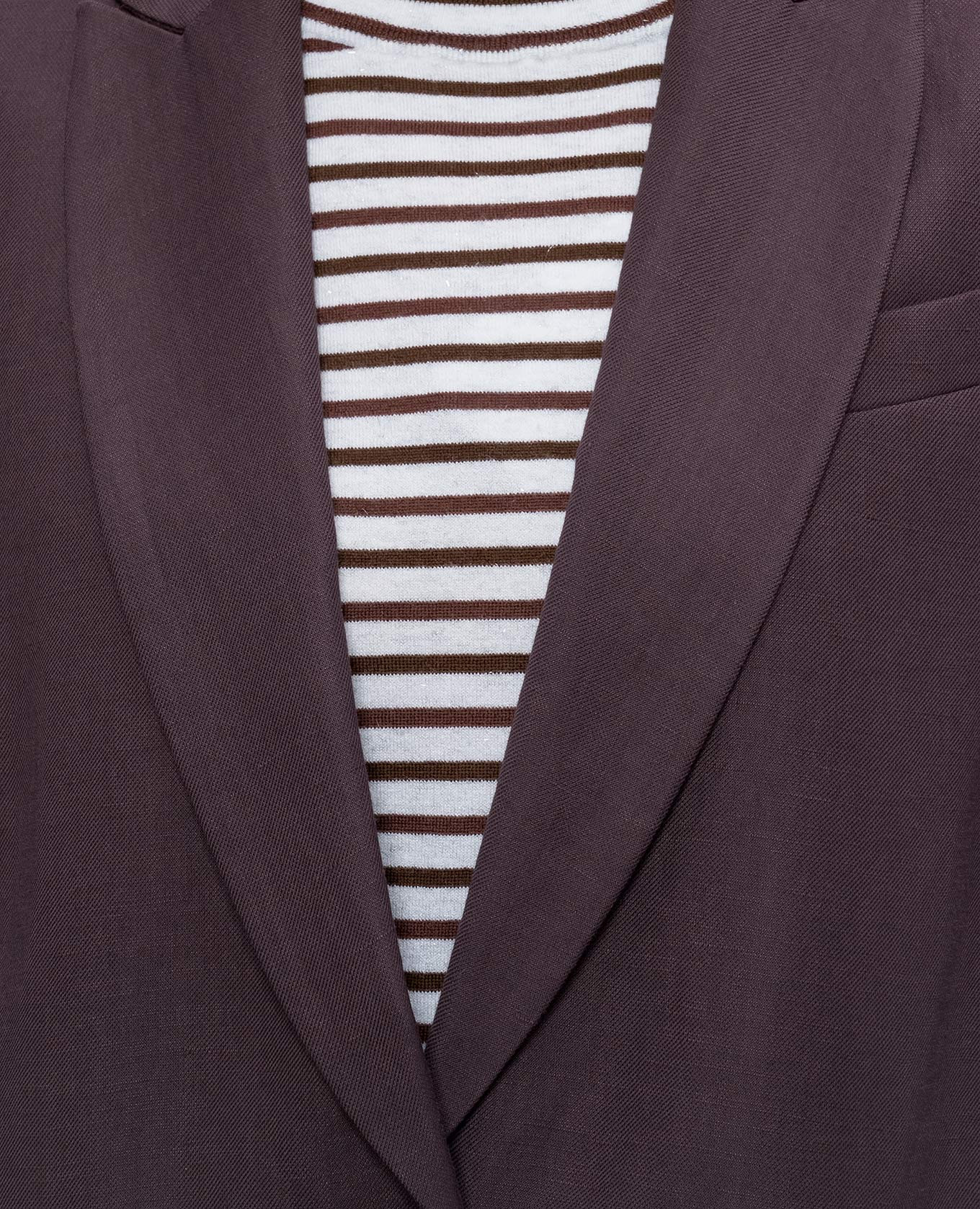 

Burgundy jacket with linen Brunello Cucinelli