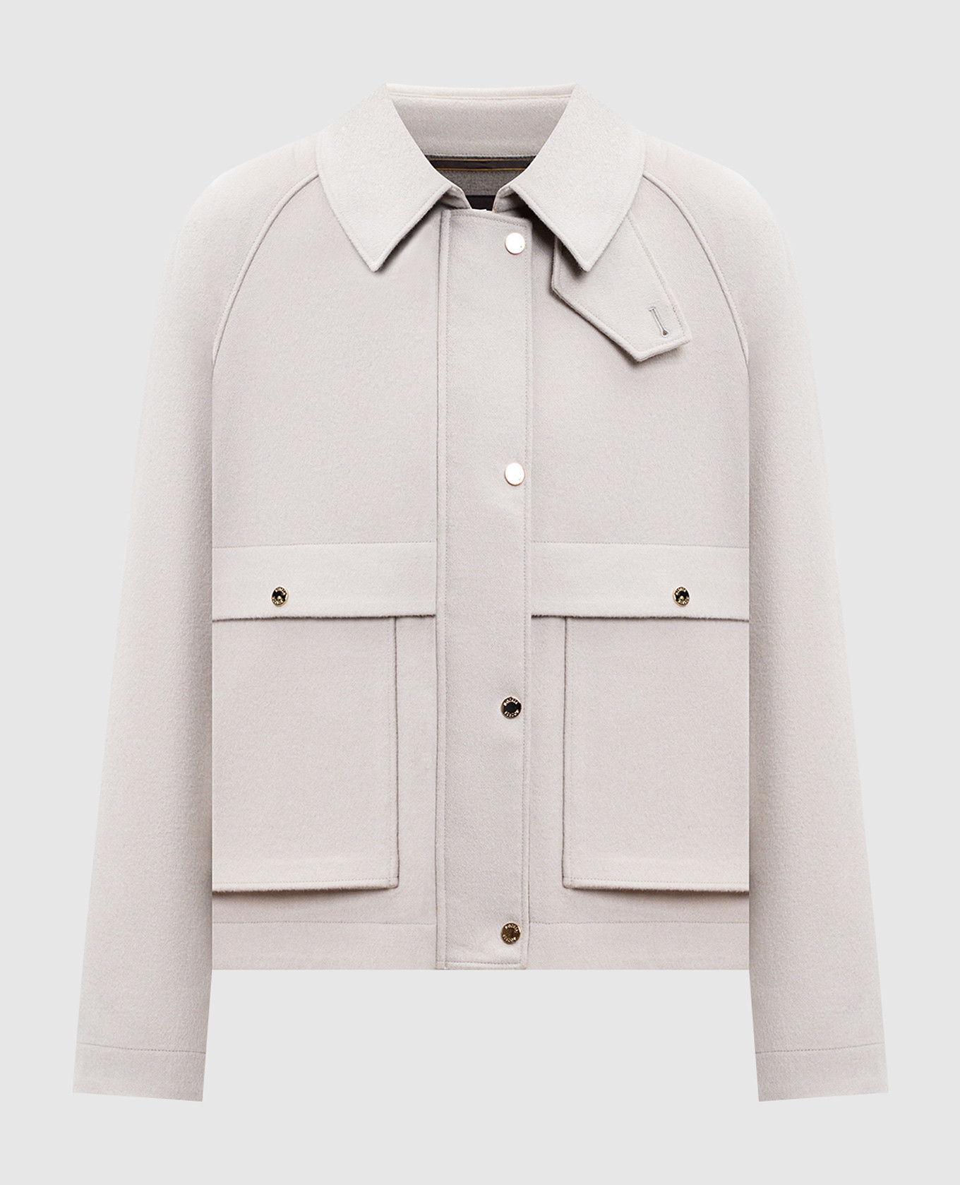 

ATENEA gray down jacket made of wool and cashmere MooRER, Grey