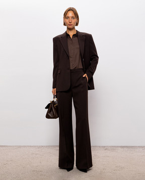 Twinset Brown jacket with wool 262TT2222