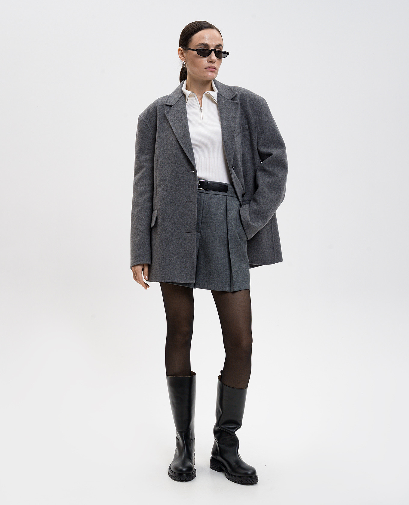 

Gray wool and cashmere jacket Juun.j, Grey