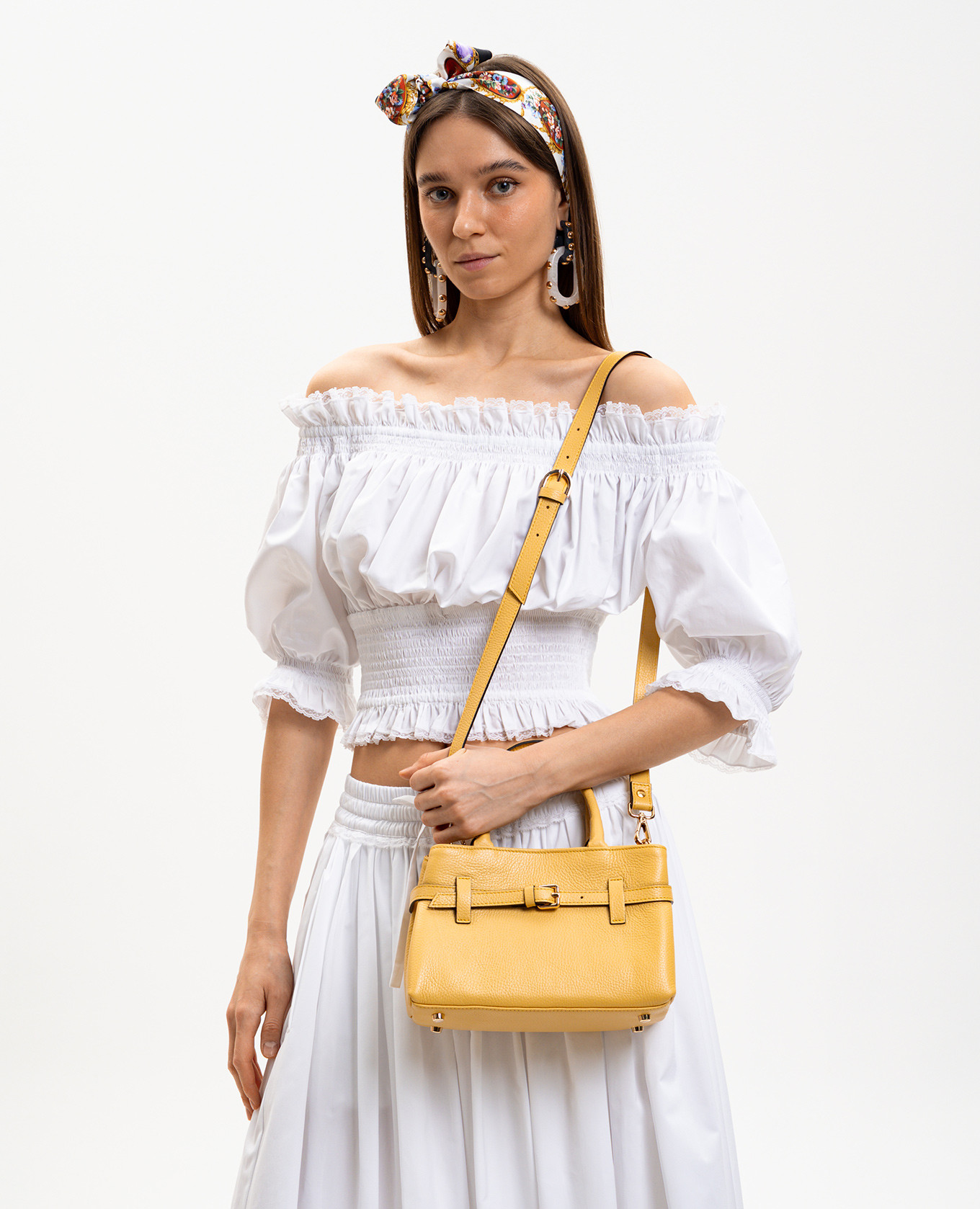 Dollaro yellow leather bag Gianni Notaro 2
