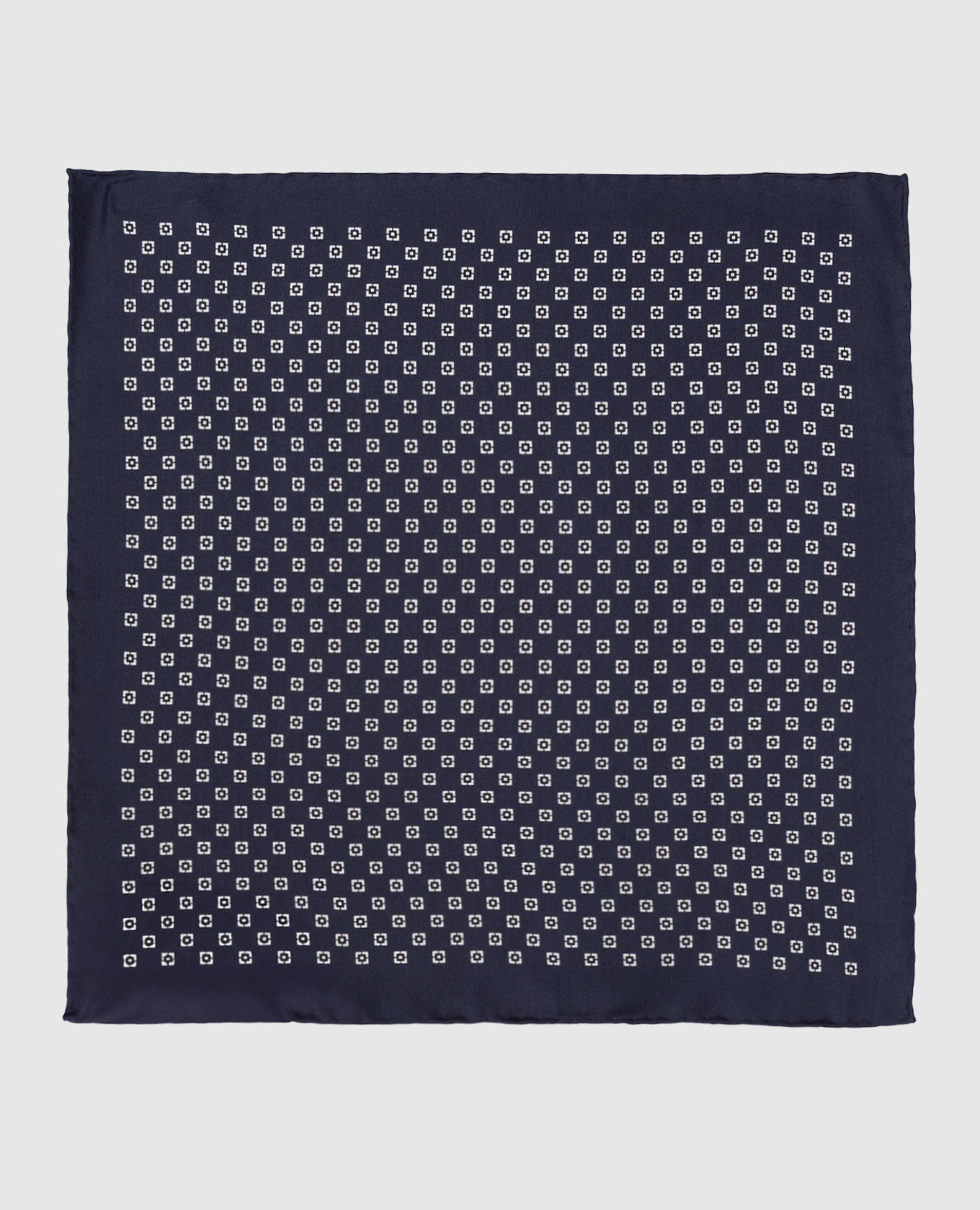 

Blue silk scarf with contrasting pattern Brunello Cucinelli