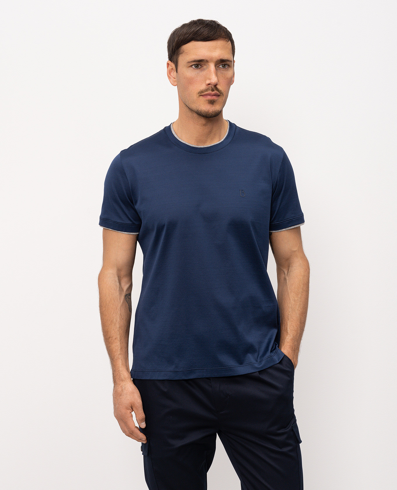 

Blue layered T-shirt Bilancioni