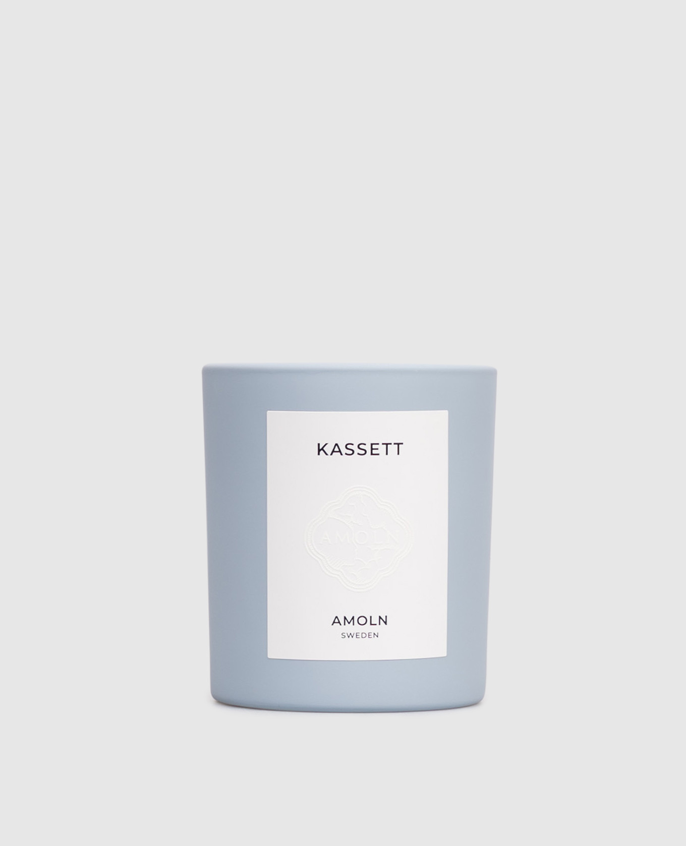 

Scented candle Kassett  Amoln, Light blue
