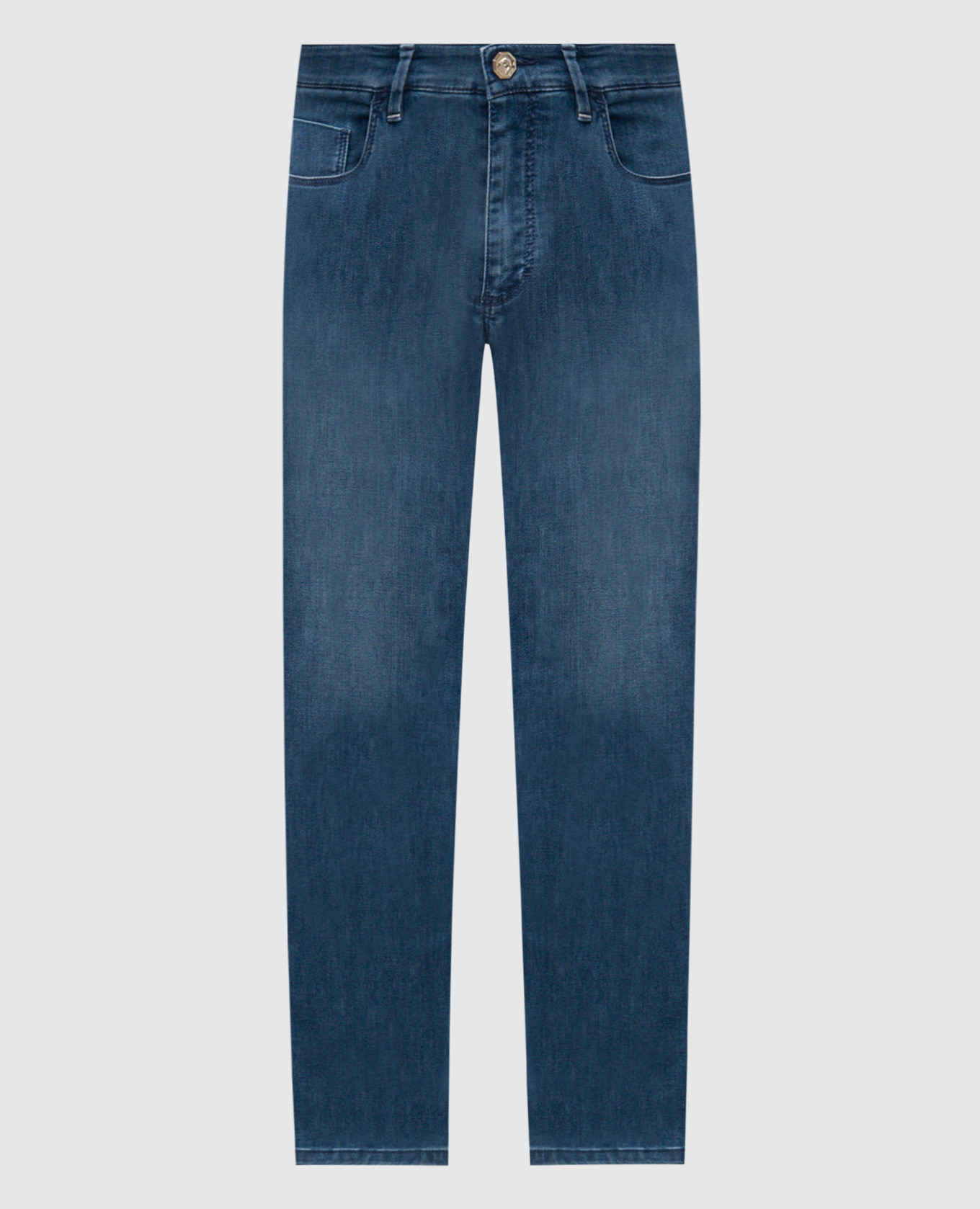 

Blue jeans with a worn effect Stefano Ricci