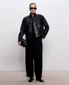 Babe Pay Pls Black leather jacket 2508AMAZON