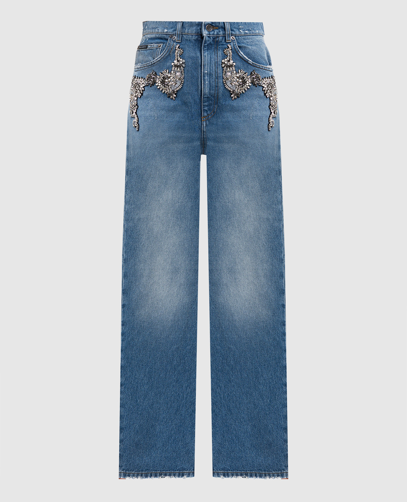 

Blue jeans with crystals Dolce&Gabbana