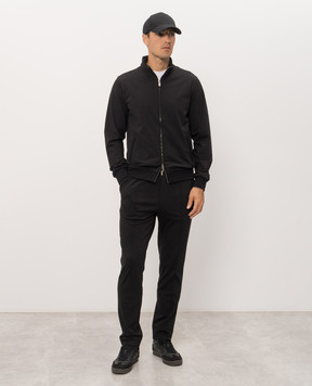 MooRER Black CRISPIN TUTA tracksuit CRISPINTUTAJ