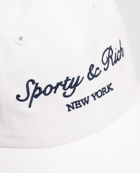 Sporty & Rich Syracuse NY Kids White Cap with Embroidered Logo AC10175328WH01