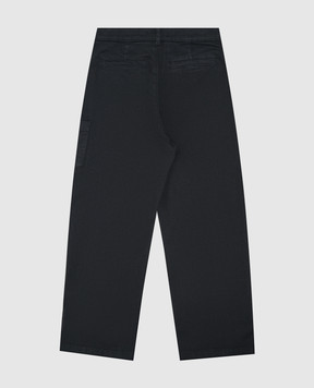 Balmain Children's black jeans BZ6L30Z3702810