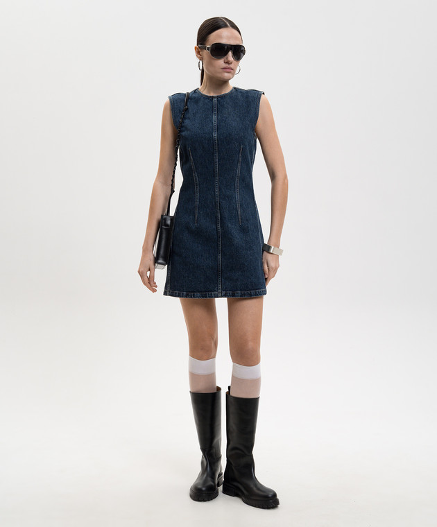 AGOLDE - Hiatus blue denim mini dress A20006B1206 - shop with Latvia  delivery at Symbol