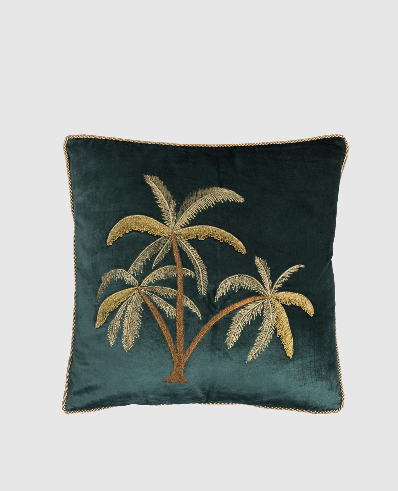 

Green decorative velvet pillow Les Ottomans