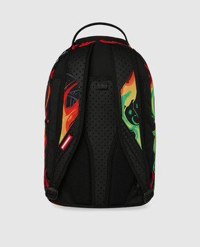 Sprayground Children's black backpack DIABLO BILLION BURNIN 910B8618NSZ