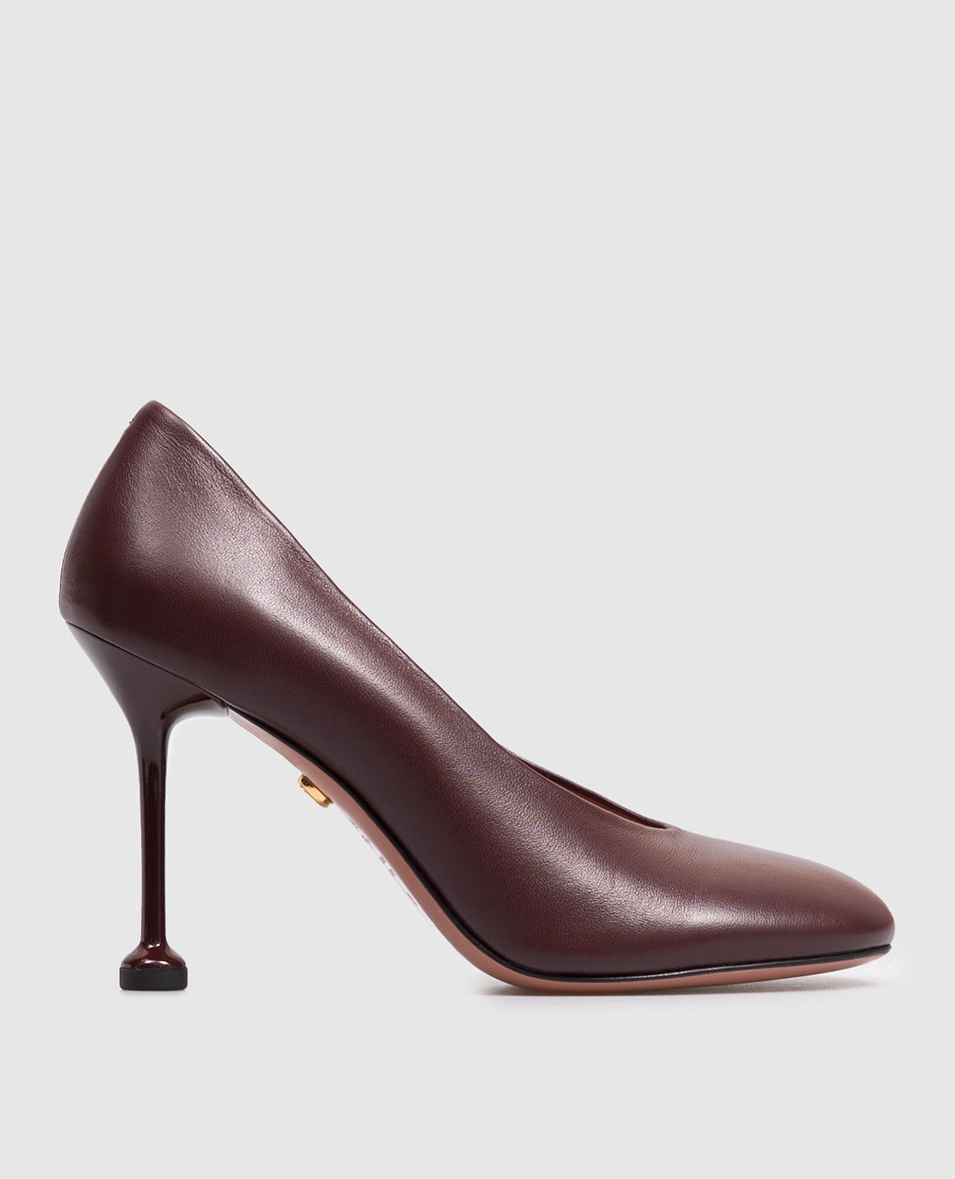 Burgundy leather shoes