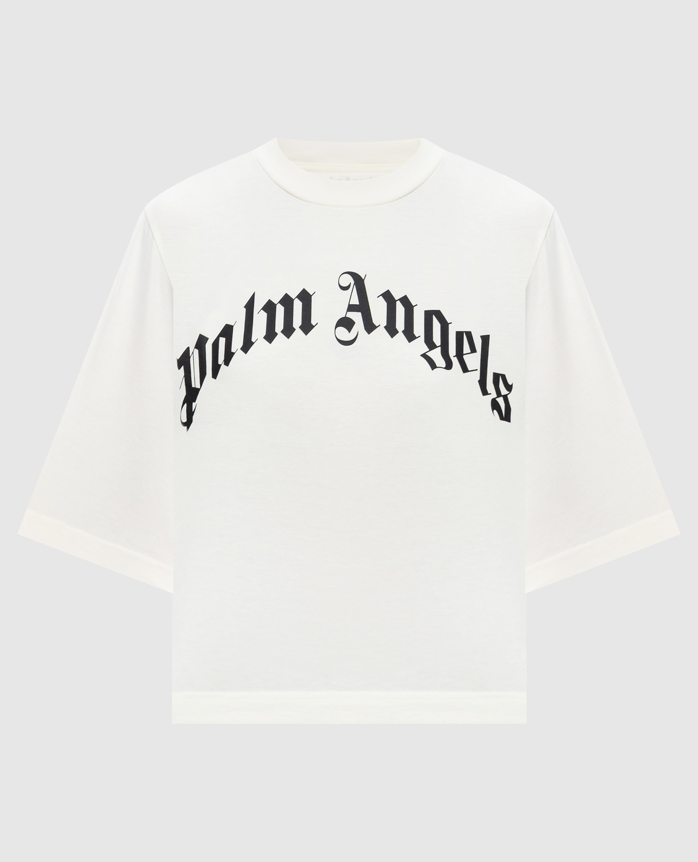 Ivory T-shirt with logo print