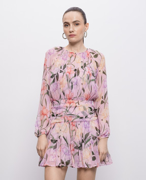 Christy Lynn Pink Billie silk dress CLD717BF12