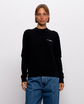 Givenchy Black wool and cashmere sweater BW90VW4ZTA